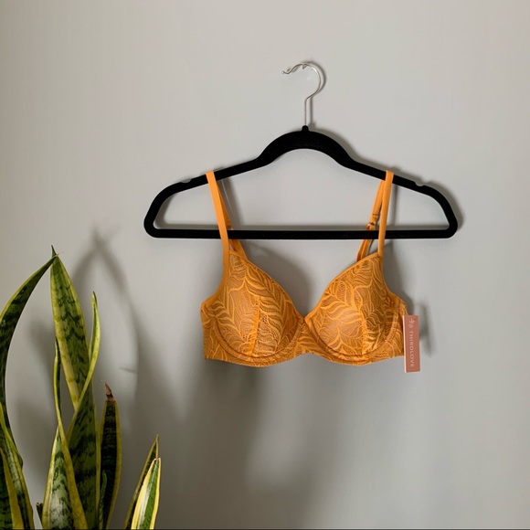 ❗️Sold❗️HOST PICK • ThirdLove • Lace Demi Bra • Sunflower - Picture 2 of 11